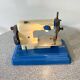 "Marie-José" sewing machine in metal and plastic, children's toy from the 1950s