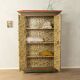 Antique Hand-Painted Folk Art Armoire