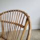 Fauteuil en rotin vintage