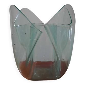 Designer plexiglass vase