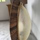 Lampadaire bronze et corde 1970