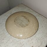 Fratelli Mannelli travertine candle holder ashtray from the 70s