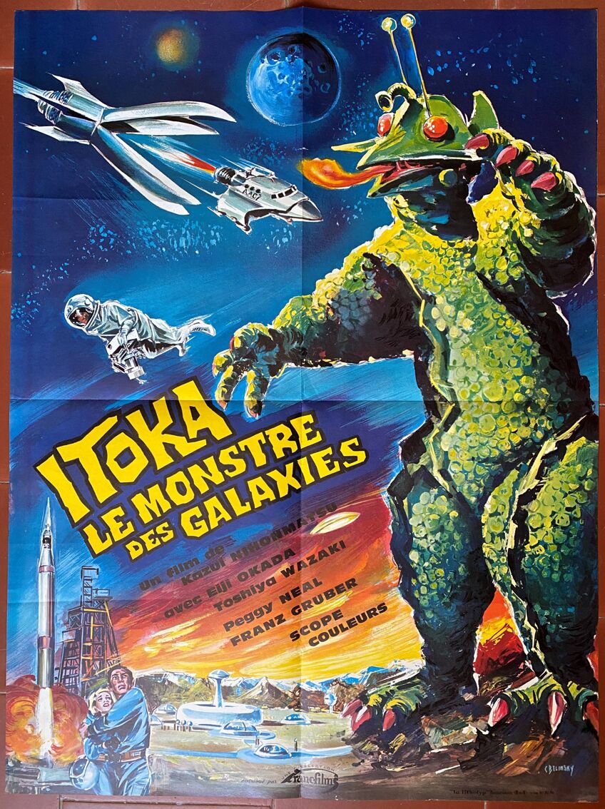 Affiche de cinéma française de RETOUR VERS LE FUTUR - 60x160 cm.