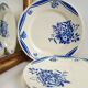 Set 4 Badonviller dessert plates