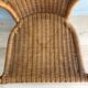 Pair of rattan armchairs from the 60s
