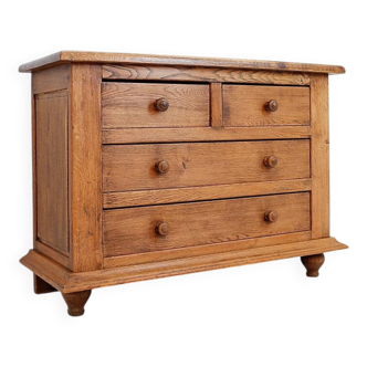 Vintage solid pine chest of drawers
