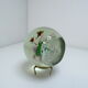 Paper press ball parchment flower, frogs and vintage insects