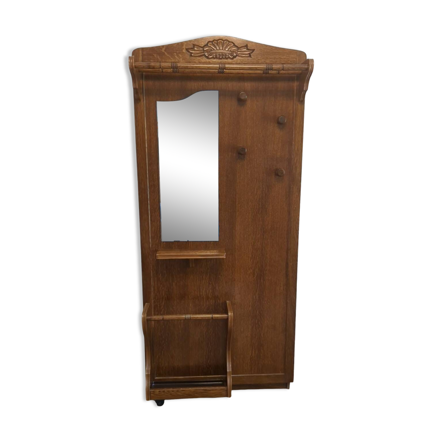 Solid wood opening entrance cabinet