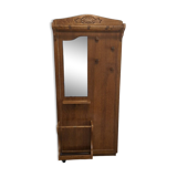 Meuble d'entrée ouvrant en bois massif