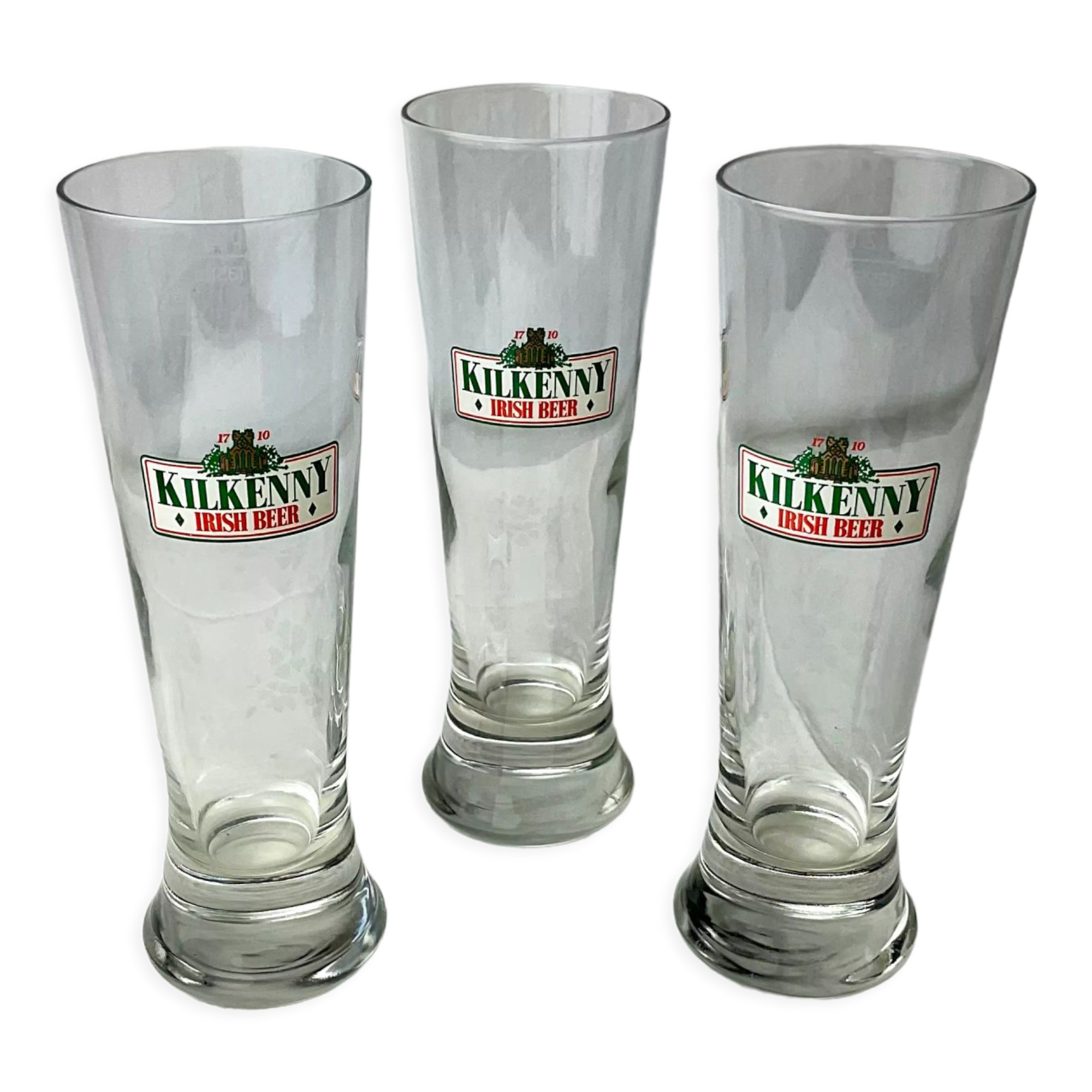 3 verres à bière Kilkenny Irish Beer
