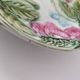 Barbotine plate with strawberries in relief, late 19th and early 20th century
