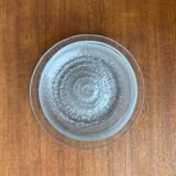 Vintage Finnish Glass Plates Solaris by Tapio Wirkkala for Iittala, Set of 5