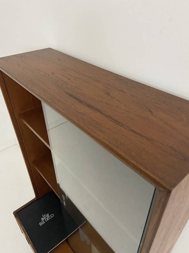 vintage glass library