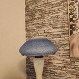 Mushroom lamp 1990 white and blue