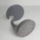 Vintage table design, side table with organic shapes, 90s.
