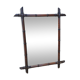 Vintage bamboo mirror (90x80)