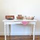 Farmhouse table with drawer