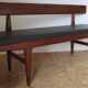 Scandinavian teak bench