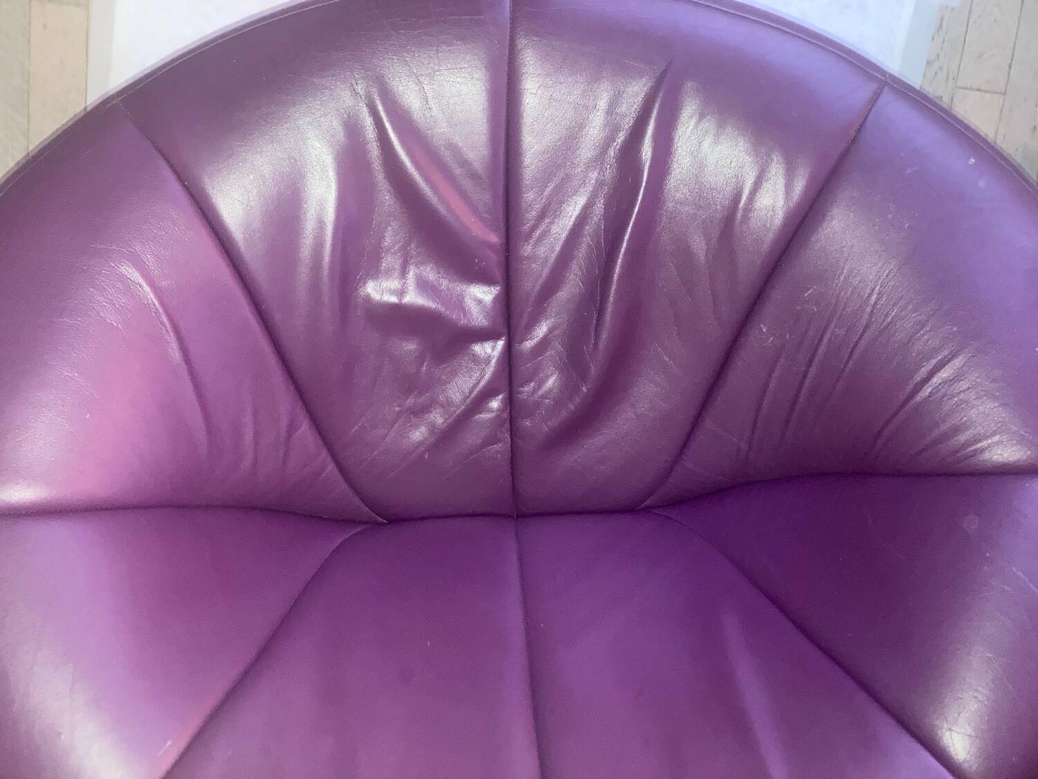 Pumpkin swivel armchair by Pierre Paulin