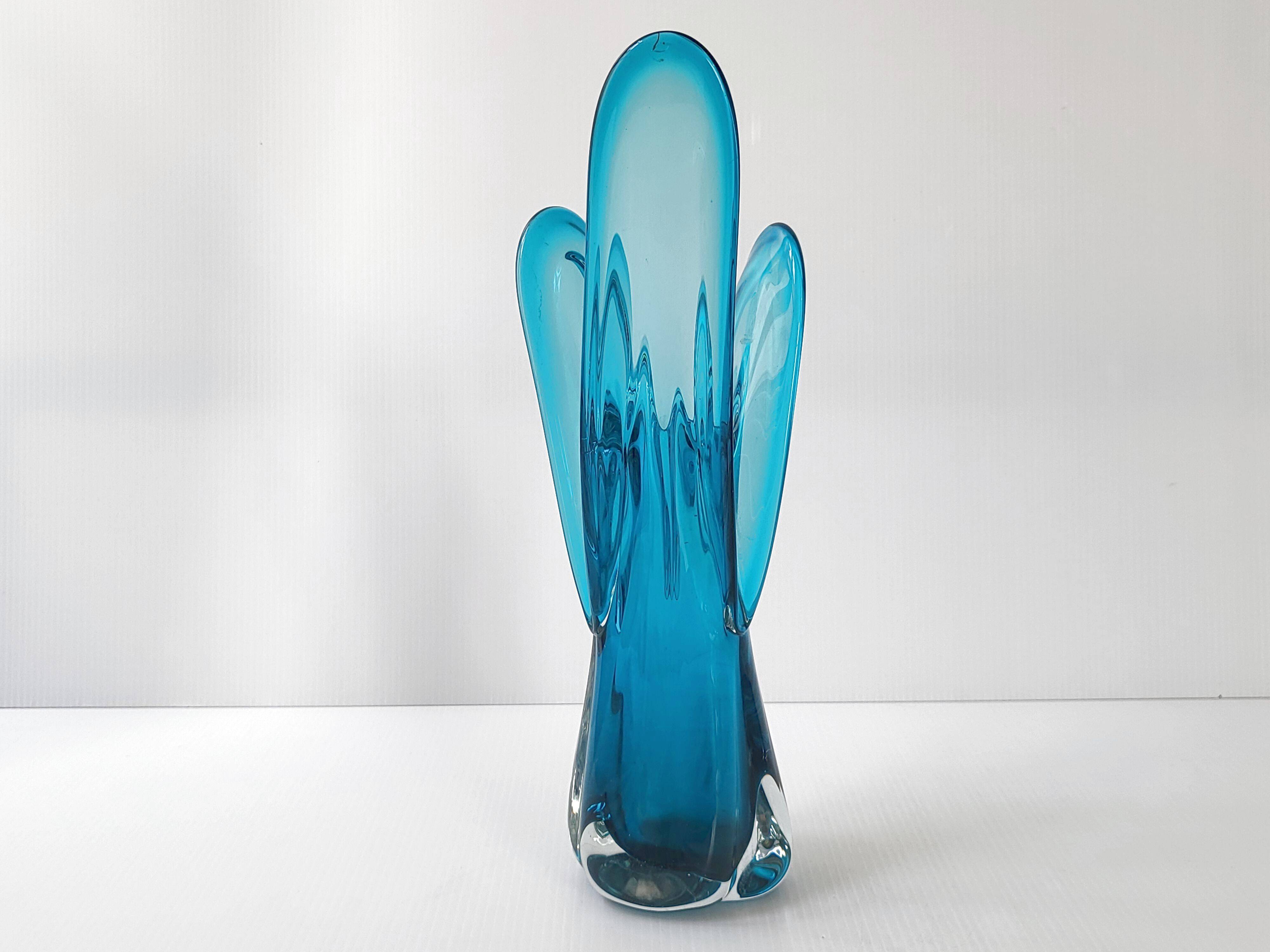Vintage Murano glass vase 1960