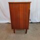 Bedside wood veneered, compass feet