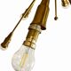 Lustre Sputnik 16 arms in brass – Vintage design from the 1960s