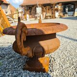 cast iron-eared medici vase