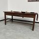 Antique work table in solid cherry and acacia