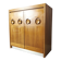 Vintage brutalist bar cabinet 1970s