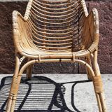 Rattan armchair (60s/70s)