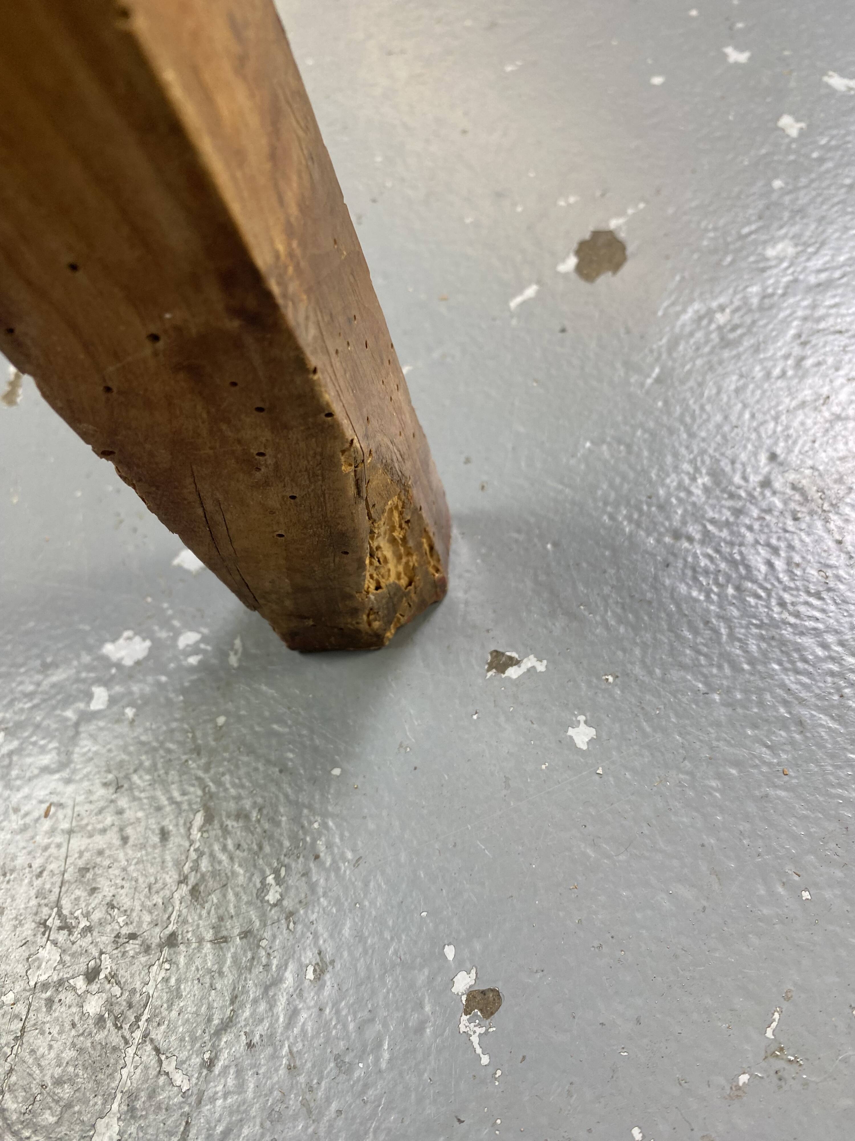 Small old kitchen table