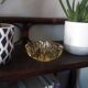 Vintage crystal ashtray, signed P.D Avesn 1940