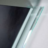 Minimalist 80s wall lamp, postmodern light fixture.