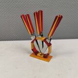 Fruit knife set, Art Deco. Sollingen Germany 1920-40s