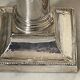 pair of Victorian style silver-plated candlesticks