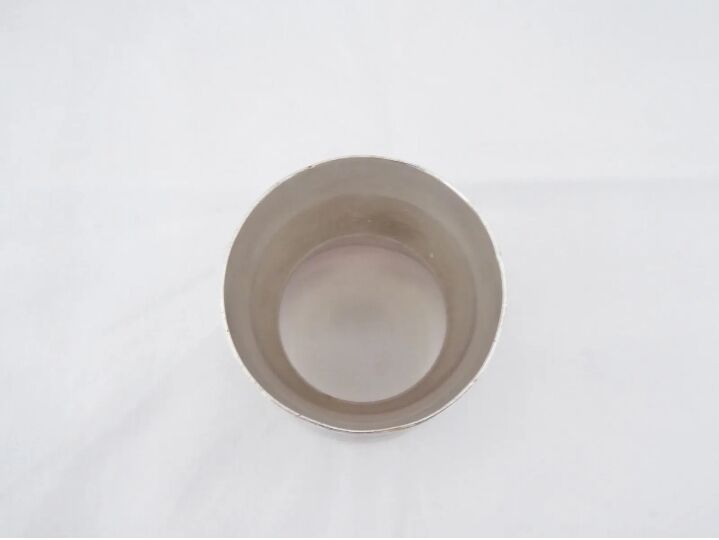 Christofle Gallia egg cup in silver metal