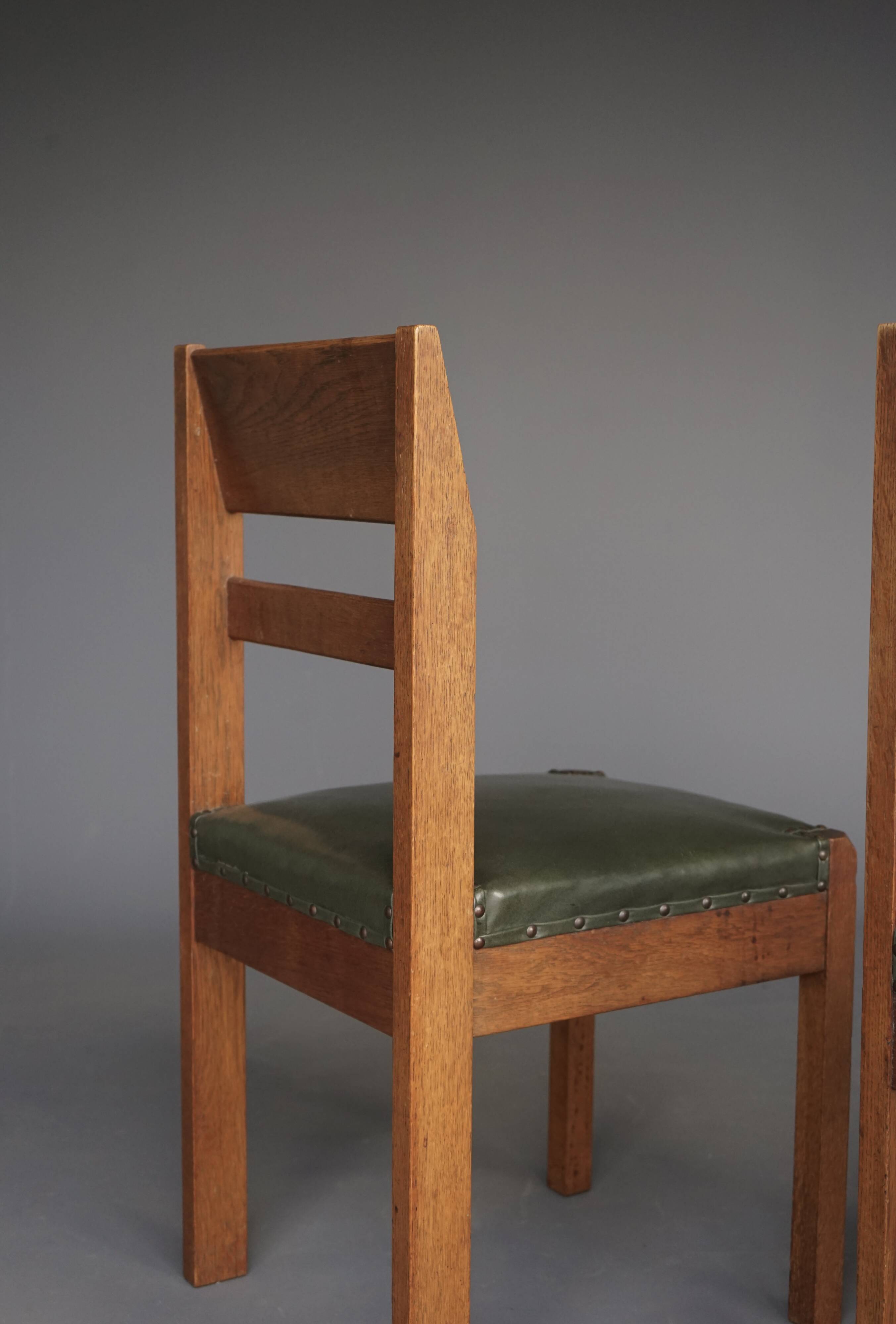 Modernist Side Chairs by Piet Klaarhamer, 1917, Set of 2
