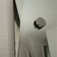 Bevelled wall mirror cut diamond with twelve sides 48 cm x 60 cm