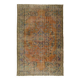 Turkish Anatolian Handmade Vintage Rug 287 cm x 193 cm