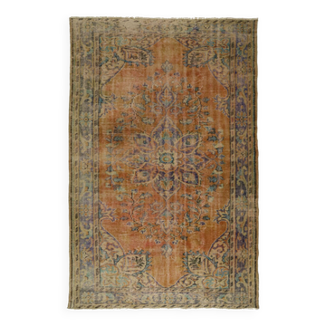 Tapis vintage anatolien turc fait main