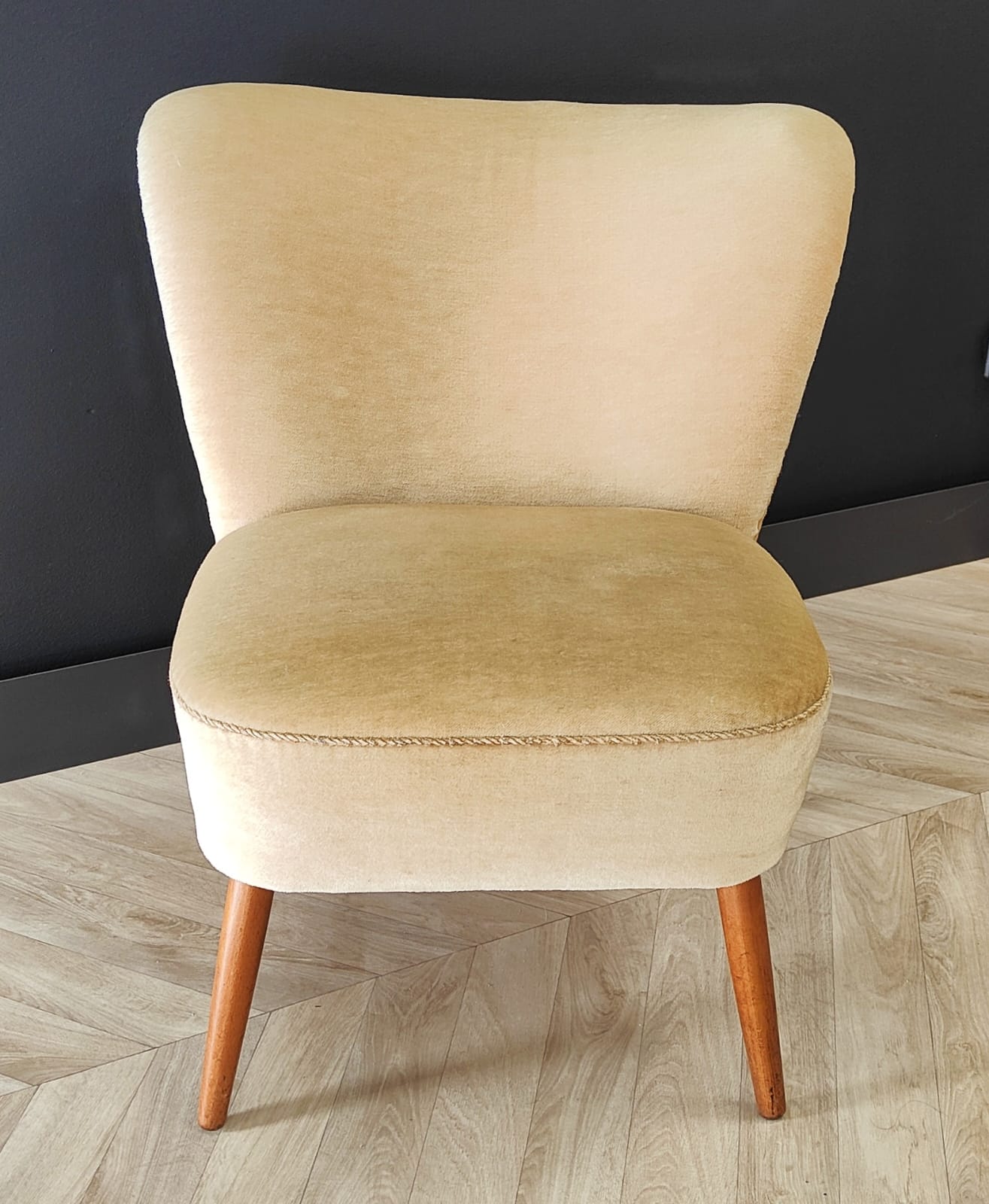 Mid century cocktail chair vintage