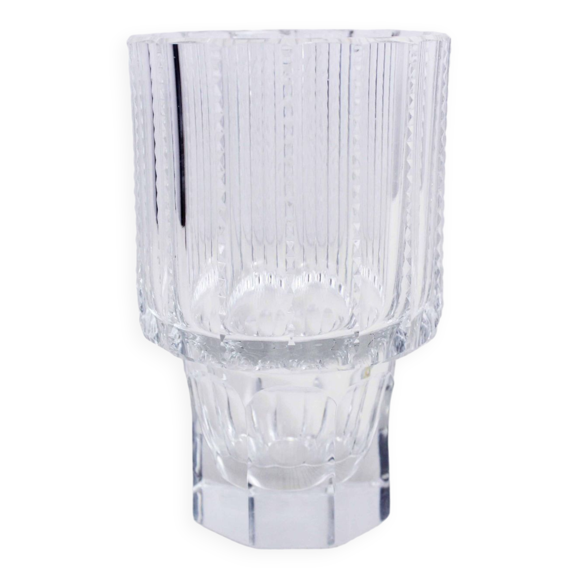 Vase vintage en cristal