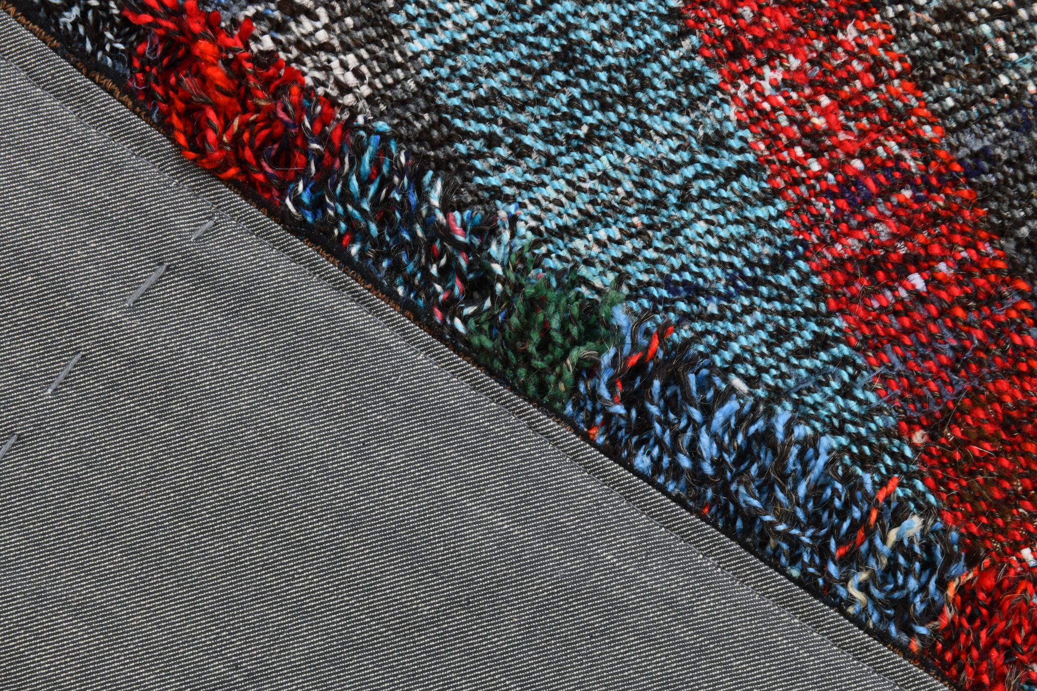 Flatweave Turkish runner rug 248x70cm