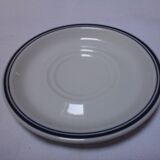 6 bistro cups with saucers