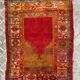 Old Turkish carpet Anatolia handmade 105x135 cm