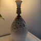 Vintage lamp base in glazed ceramic