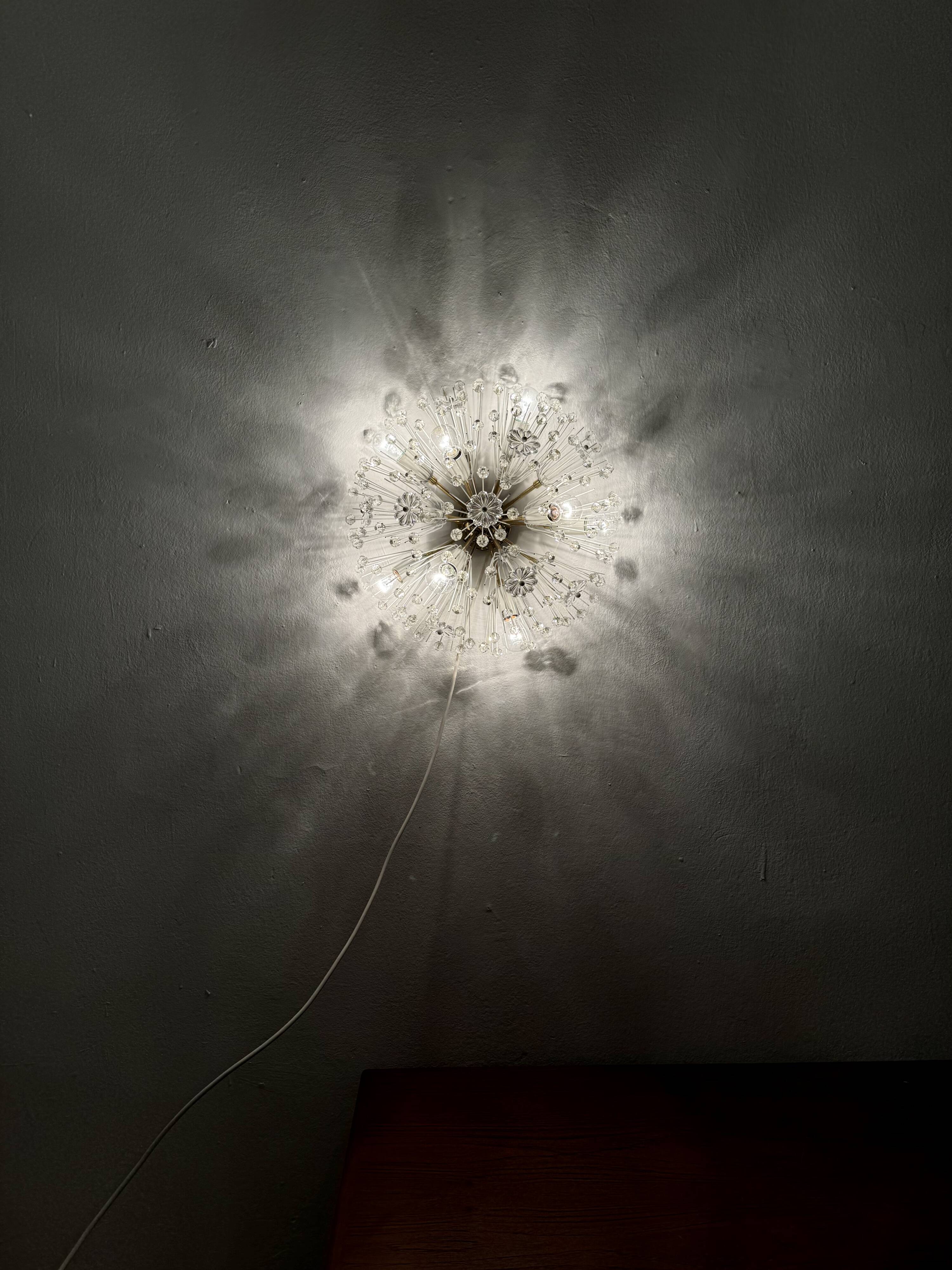 Dandelion Wall or Ceiling Lamp by Emil Stejnar for Rupert Nikoll