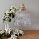Suspension globe vintage en verre