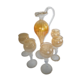 Glass and carafe service, Murano from the 60/70