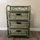 Meuble rotin vintage